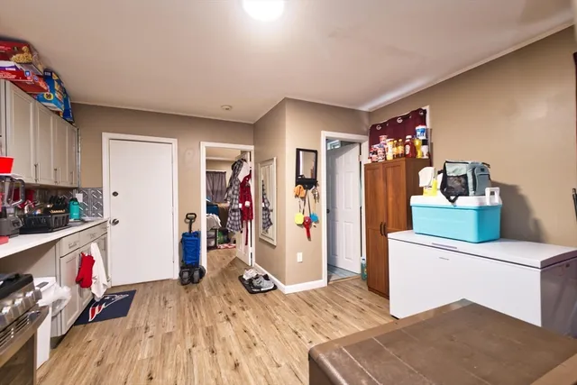 a view of a storage & utility room