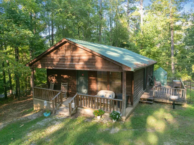 a front view of a house with yard