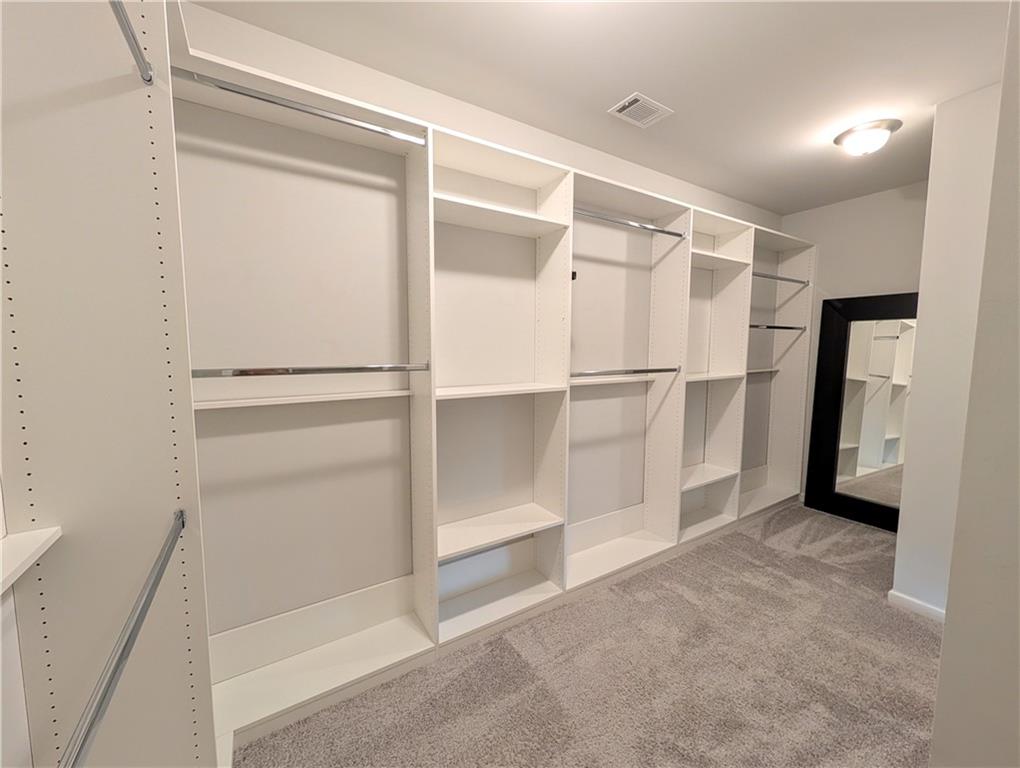 5250 Whisper Point Boulevard Cumming, GA 30028 - Photo 40 of 55 a view of walk in closet with empty racks