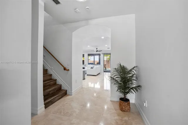 a view of entryway and hall