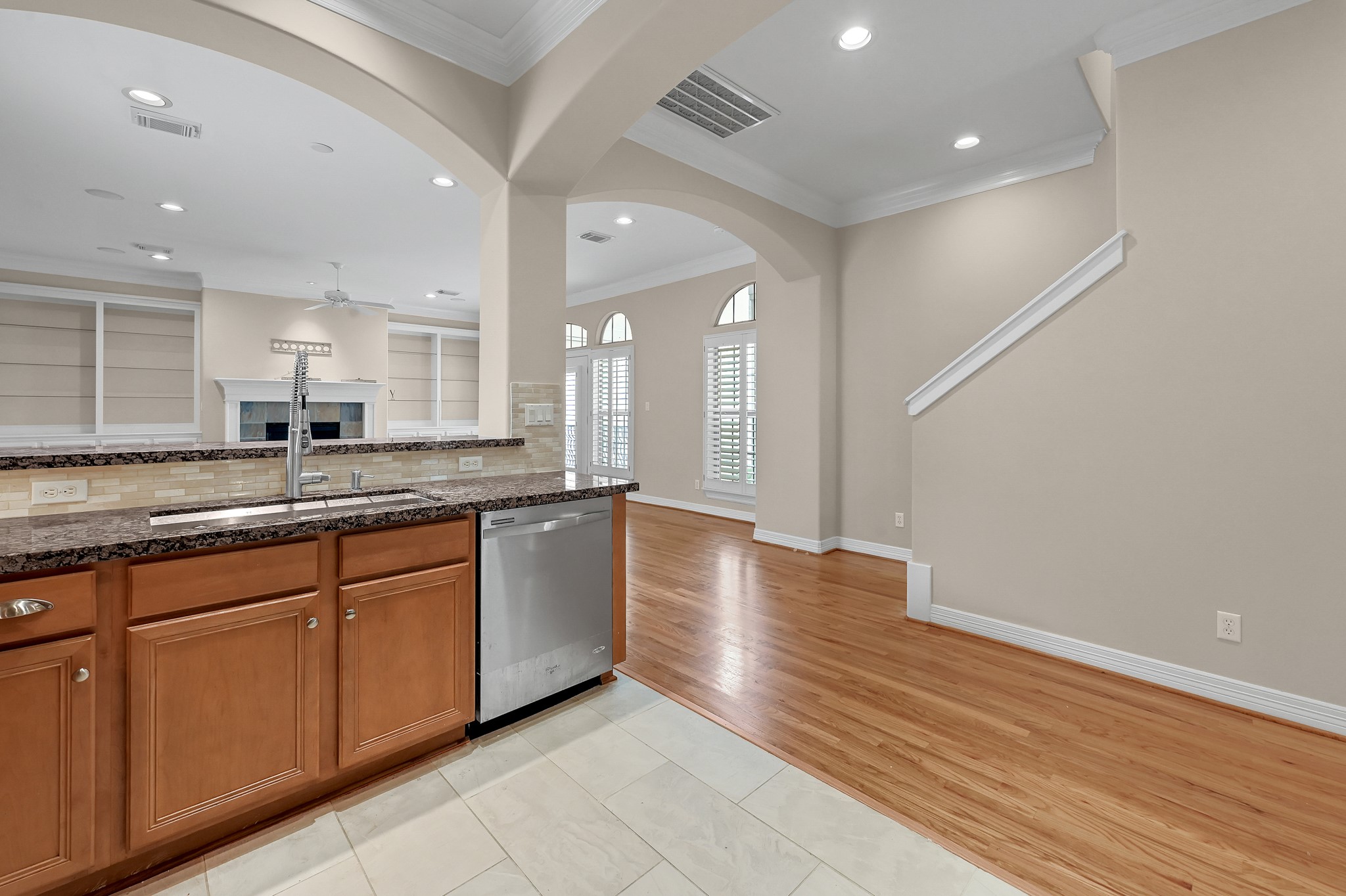 1204 Cohn Street Houston, TX 77007 - Photo 10 of 25 a large kitchen with granite countertop a large counter top and sink
