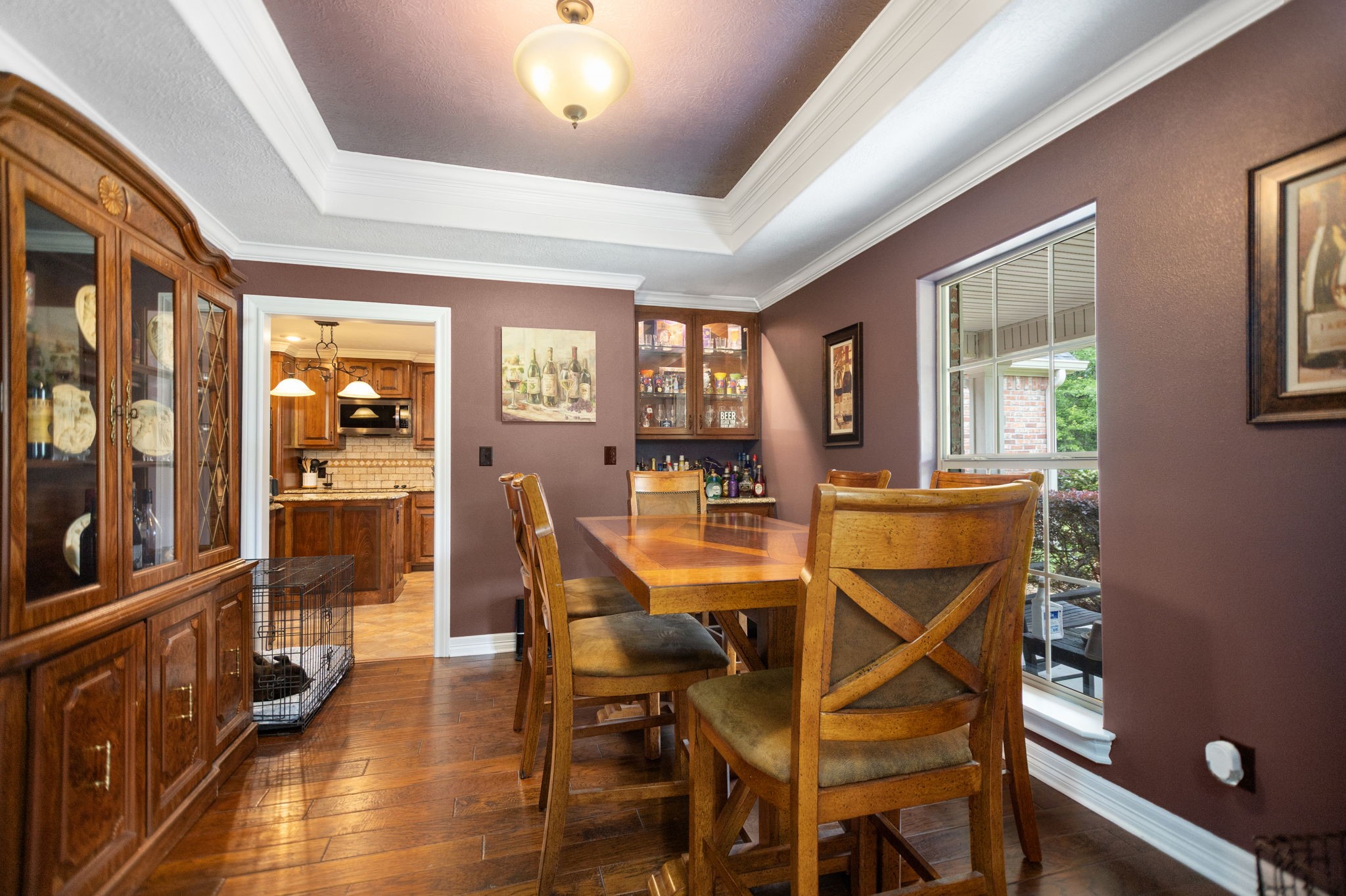 4145 Fm 770 Road Kountze, TX 77625 - Photo 14 of 38 a view of a dining room with furniture window and wooden floor