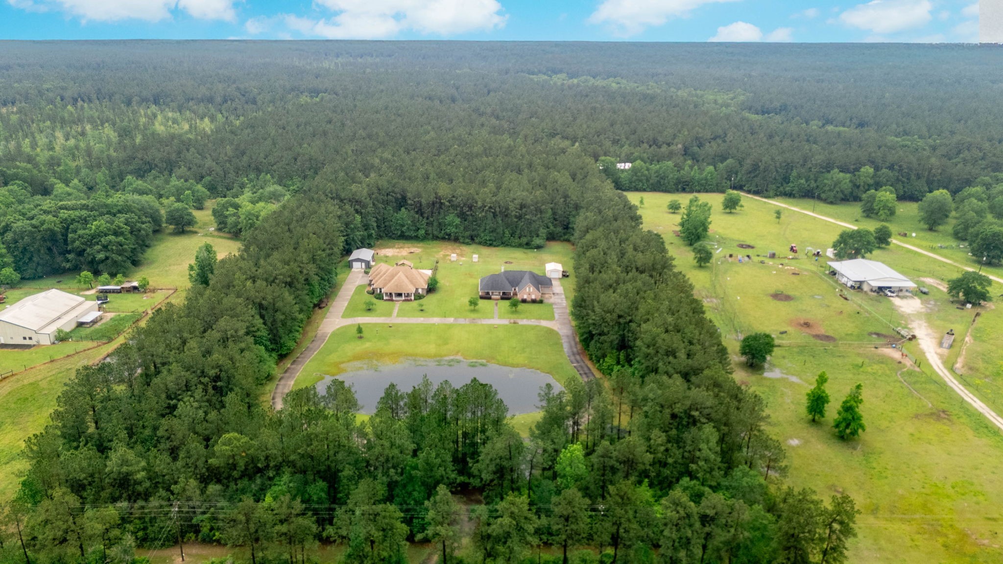 4145 Fm 770 Road Kountze, TX 77625 - Photo 3 of 38 a view of a yard with an outdoor space