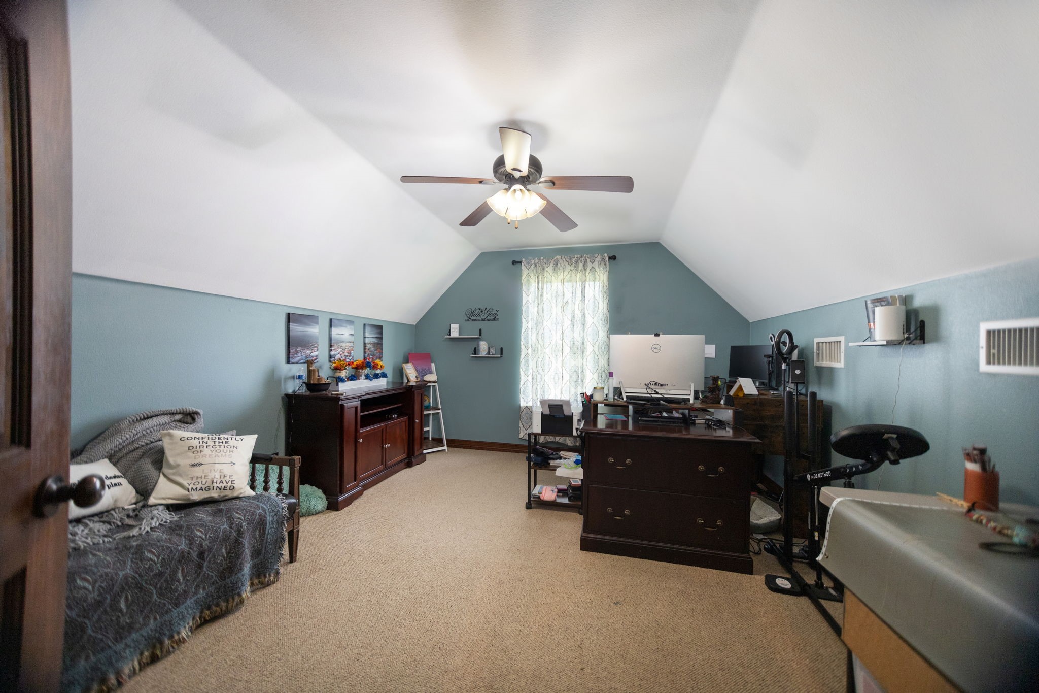 4145 Fm 770 Road Kountze, TX 77625 - Photo 34 of 38 a living room with furniture and a chandelier