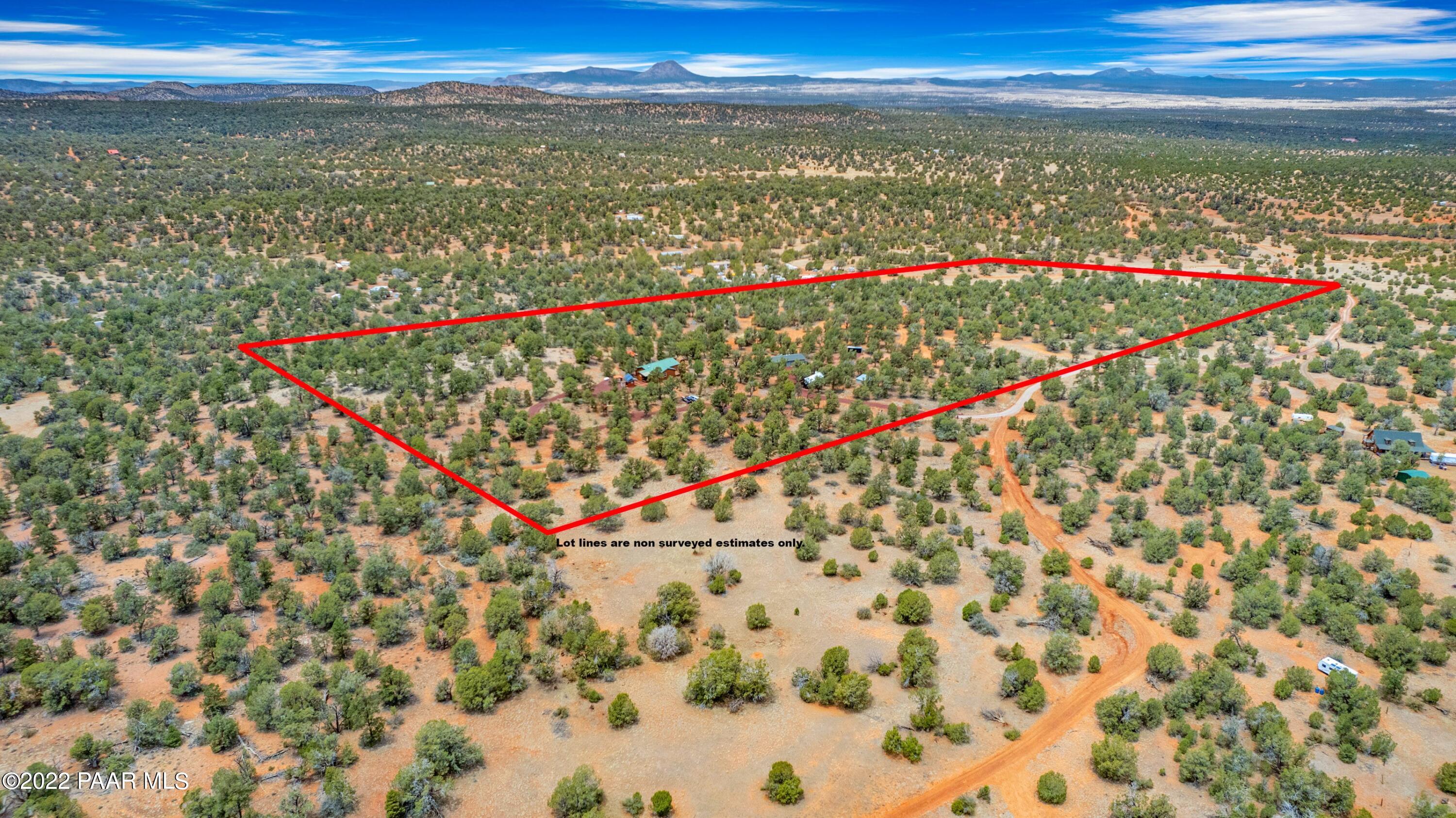 3673 Raney Road Ash Fork, AZ 86320 - Photo 30 of 32 032_Aerial 3 Lot Lines