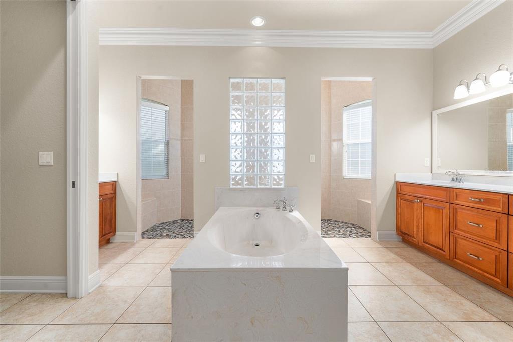 3950 Southeast 39th Circle Ocala, FL 34480 - Photo 21 of 40 a bathroom with a tub sink and mirror