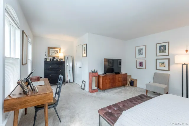 a bedroom with furniture and a couch