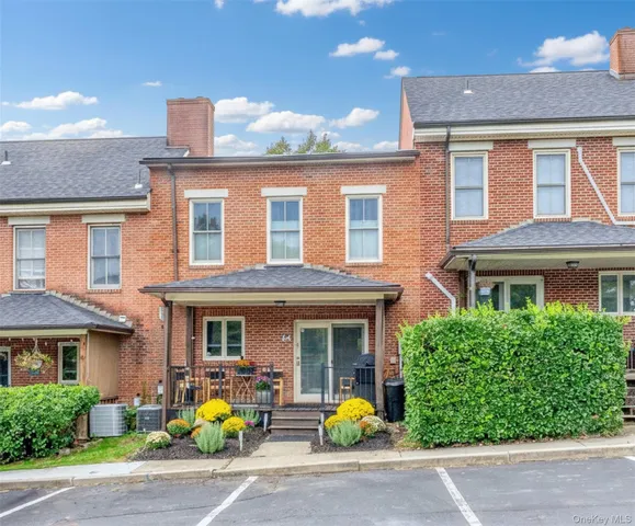 a front view of multi story residential apartment building