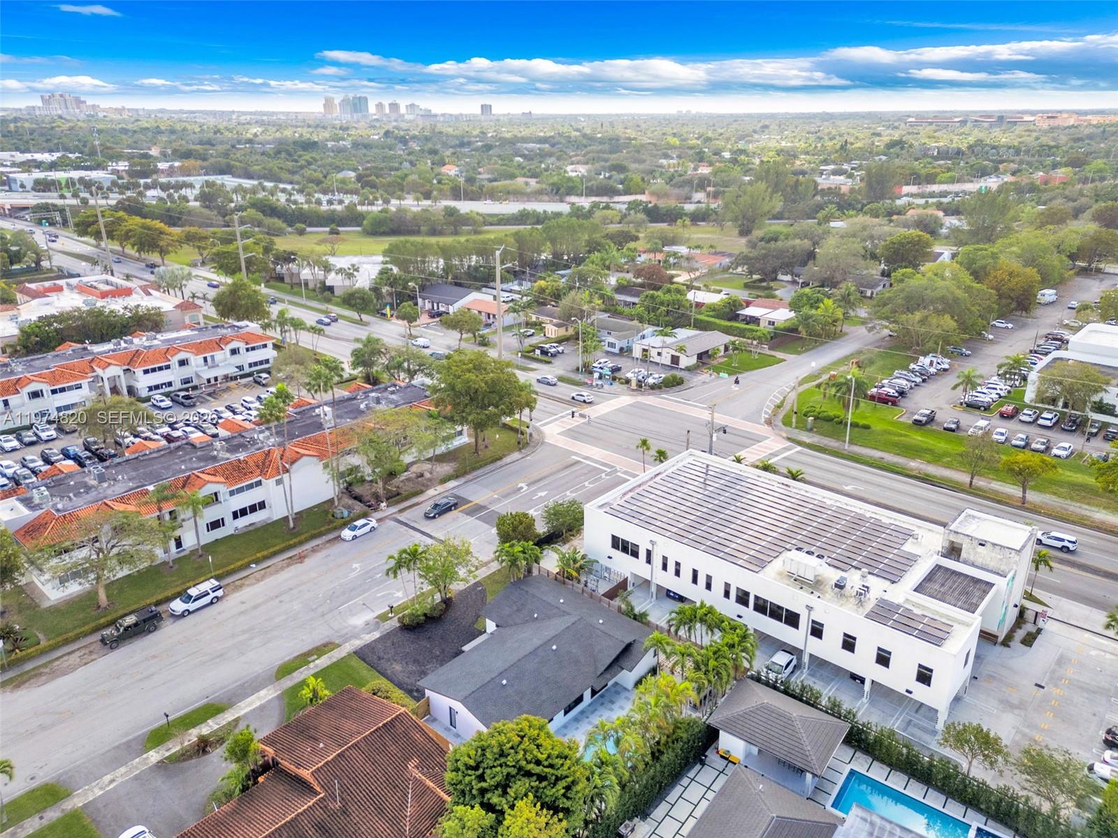 7120 Southwest 92nd Avenue Miami, FL 33173 - Photo 42 of 48 an aerial view of residential houses with outdoor space
