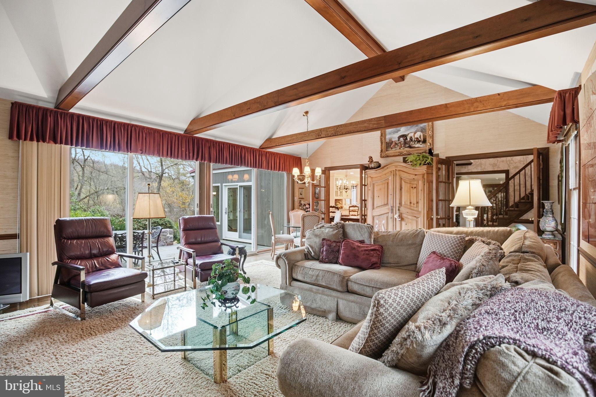 14 Devon Drive New Hope, PA 18938 - Photo 12 of 40 a living room with furniture and a large window