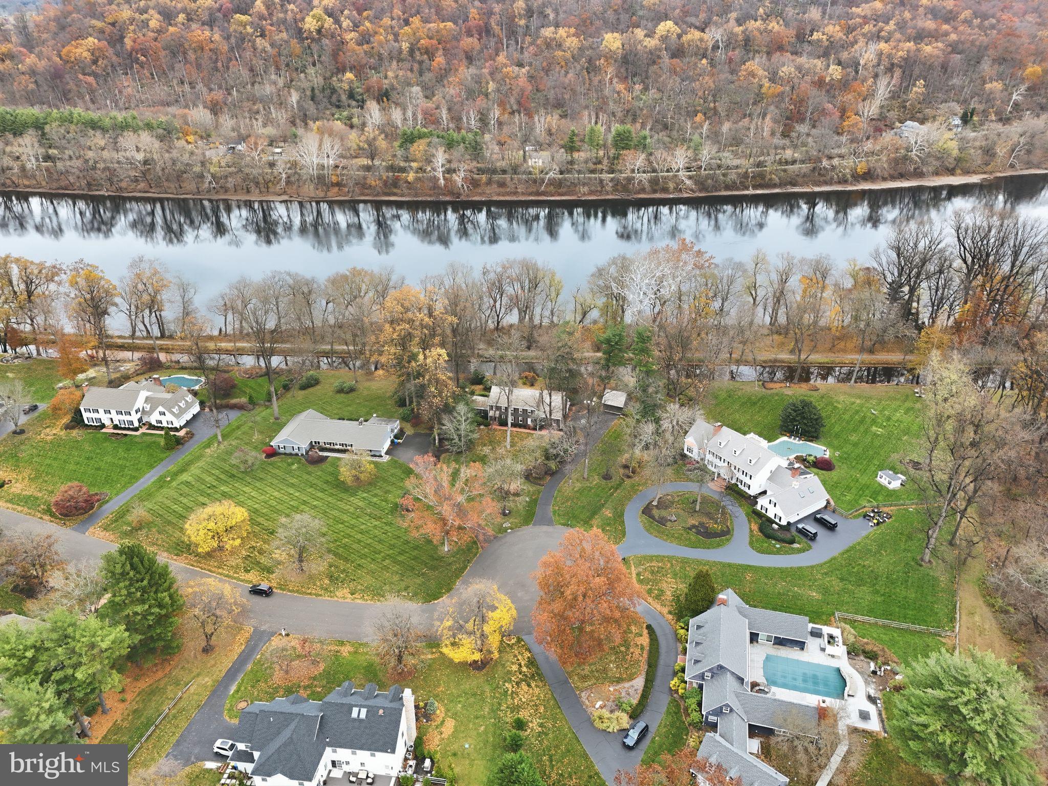 14 Devon Drive New Hope, PA 18938 - Photo 31 of 40 an aerial view of a house with a lake view
