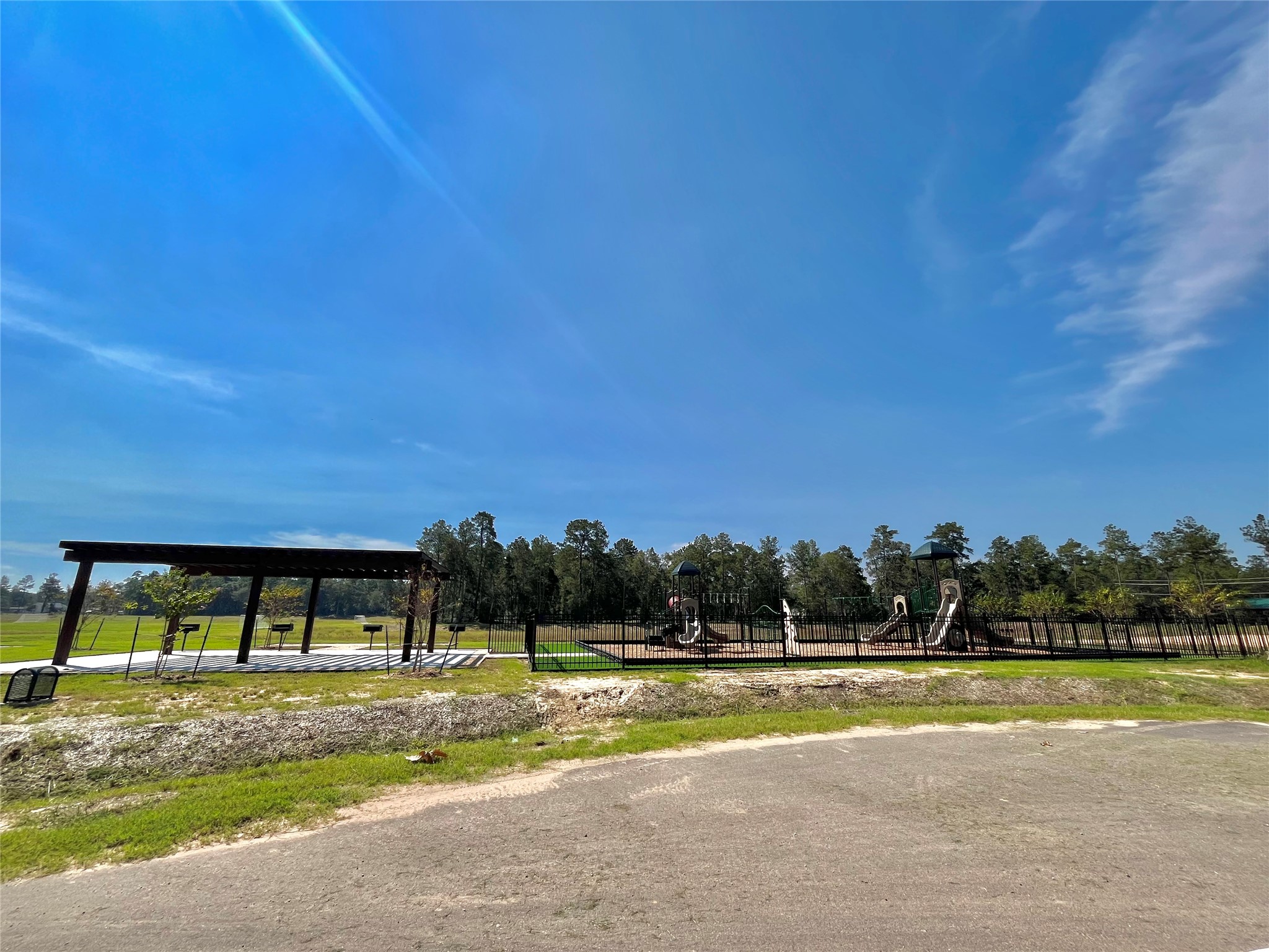 11803 Brunel Drive Conroe, TX 77306 - Photo 3 of 3 a view of swimming pool with a yard and large trees