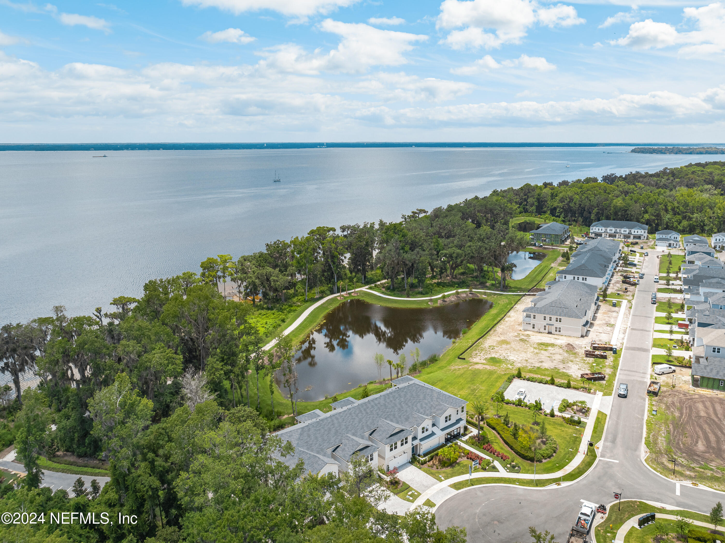 23 Oak Pk Drive St. Johns, FL 32259 - Photo 56 of 72 an aerial view of a house with outdoor space lake view and boat