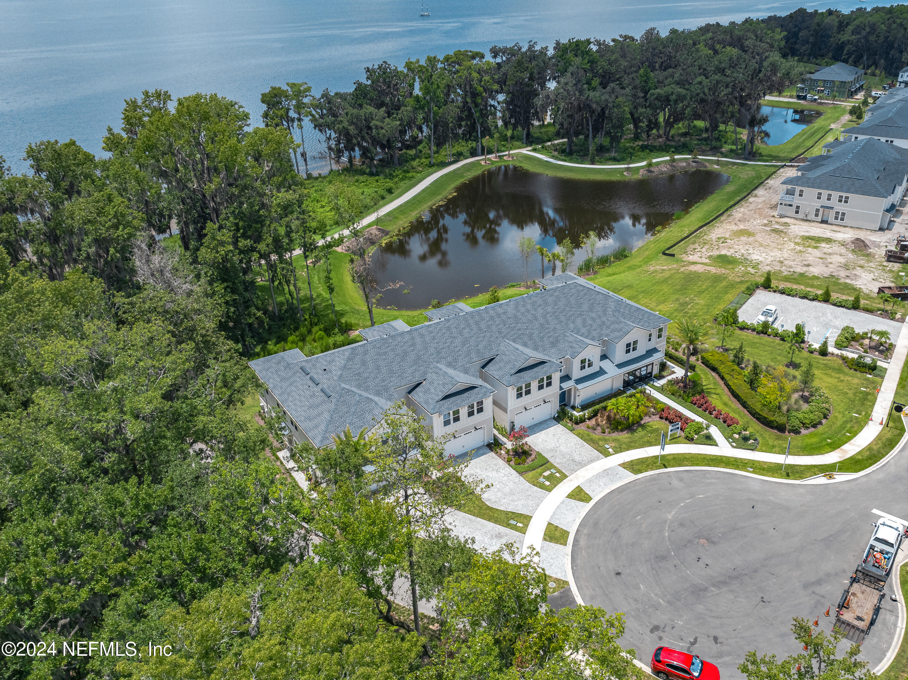 23 Oak Pk Drive St. Johns, FL 32259 - Photo 59 of 72 an aerial view of a house with a swimming pool