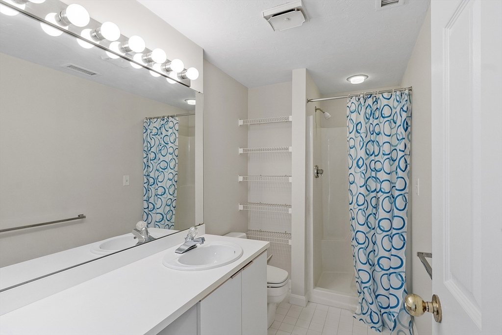 31 Pointe Rok Drive, Unit 31 Worcester, MA 01604 - Photo 23 of 32 a bathroom with a sink a toilet and shower