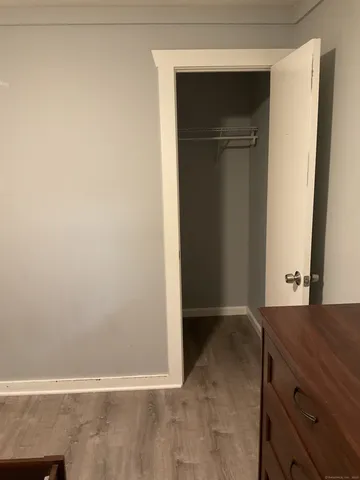 a view of livingroom with wooden floor