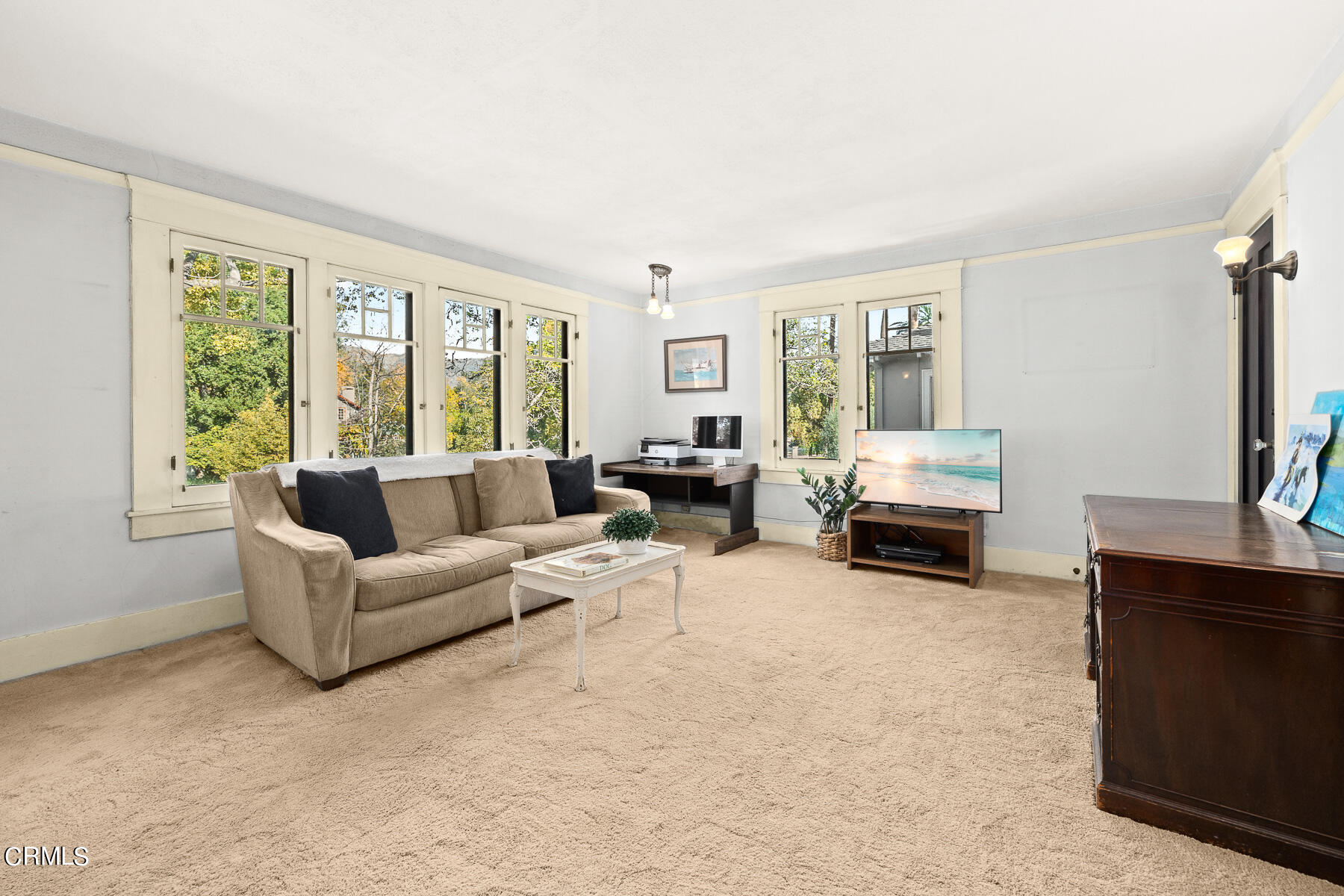 310 Congress Place Pasadena, CA 91105 - Photo 16 of 23 a living room with furniture and large windows
