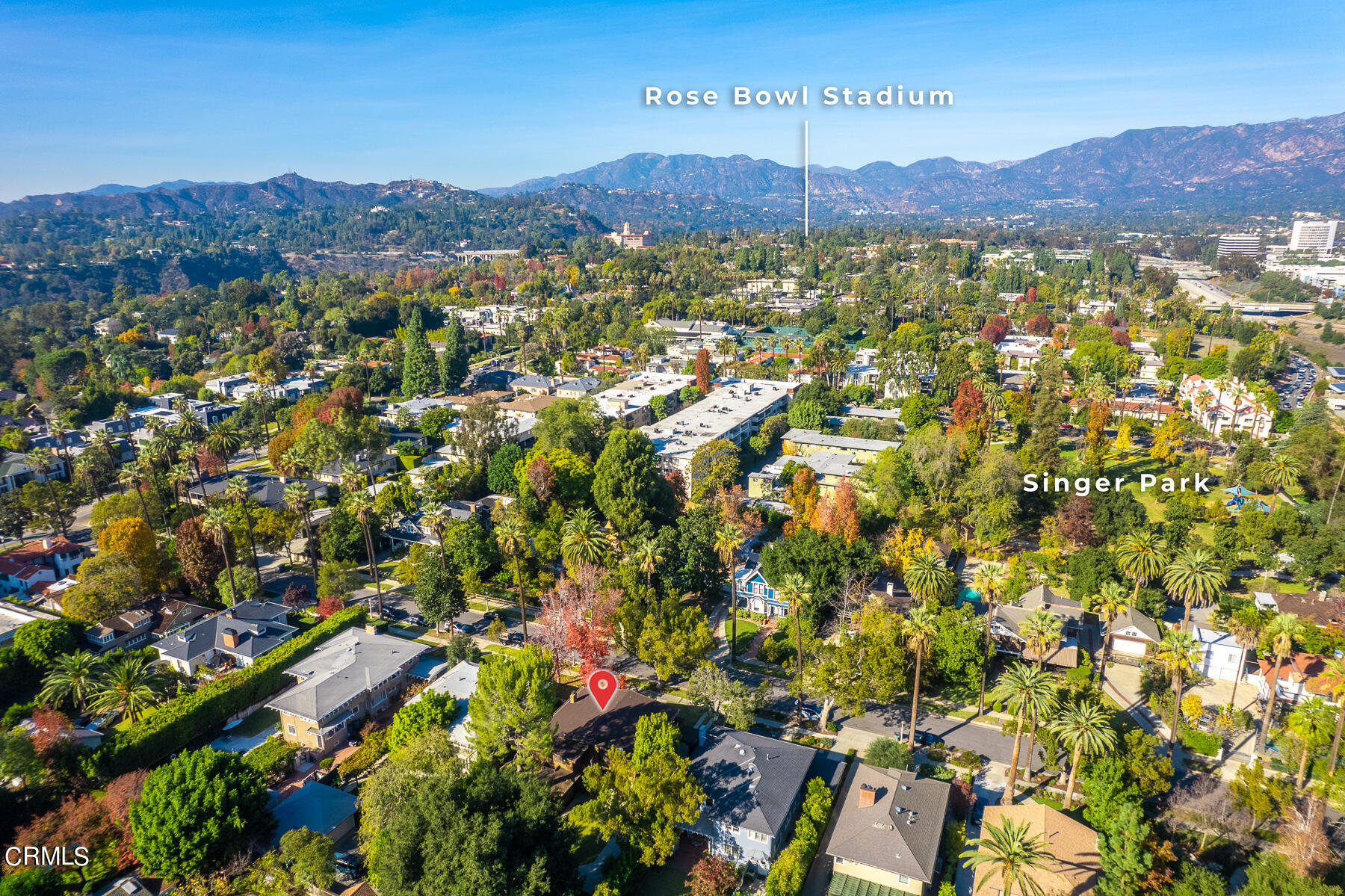 310 Congress Place Pasadena, CA 91105 - Photo 23 of 23 a view of a bunch of flowers and trees