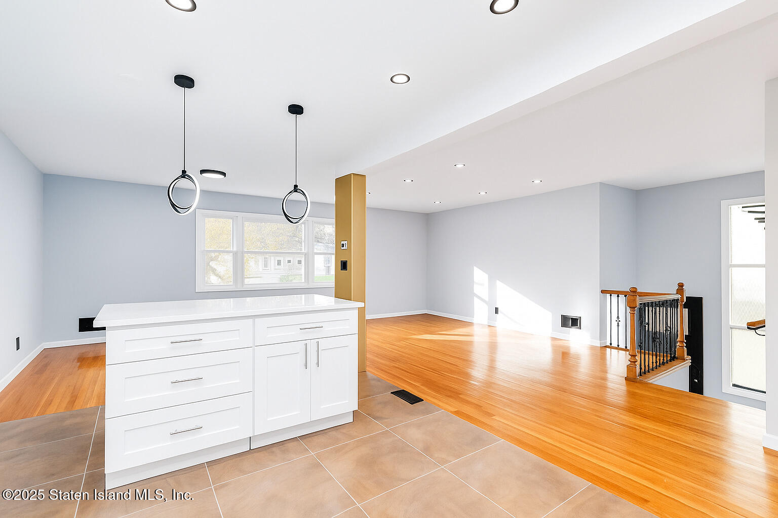 281 Arlene Street Staten Island, NY 10314 - Photo 12 of 42 a view of a kitchen with kitchen island a sink stainless steel appliances and cabinets