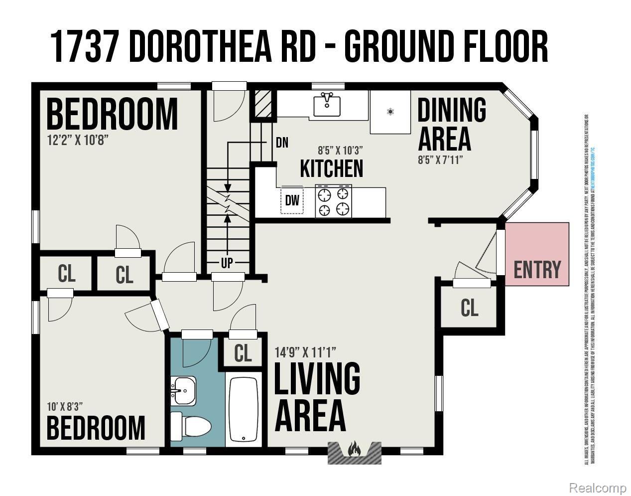 1737 Dorothea Road Berkley, MI 48072 - Photo 31 of 33 Ground Floor.jpg