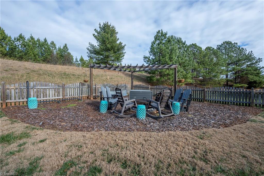 5870 Ferntree Court Pfafftown, NC 27040 - Photo 27 of 28 Fire pit area