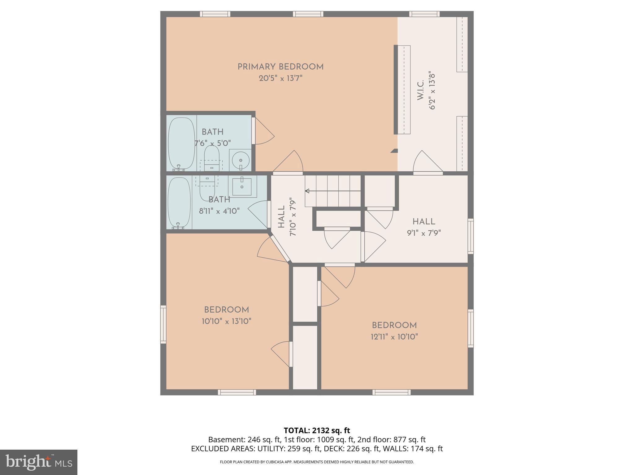 5807 Carlyle Street Cheverly, MD 20785 - Photo 57 of 58 Second Floor Plan