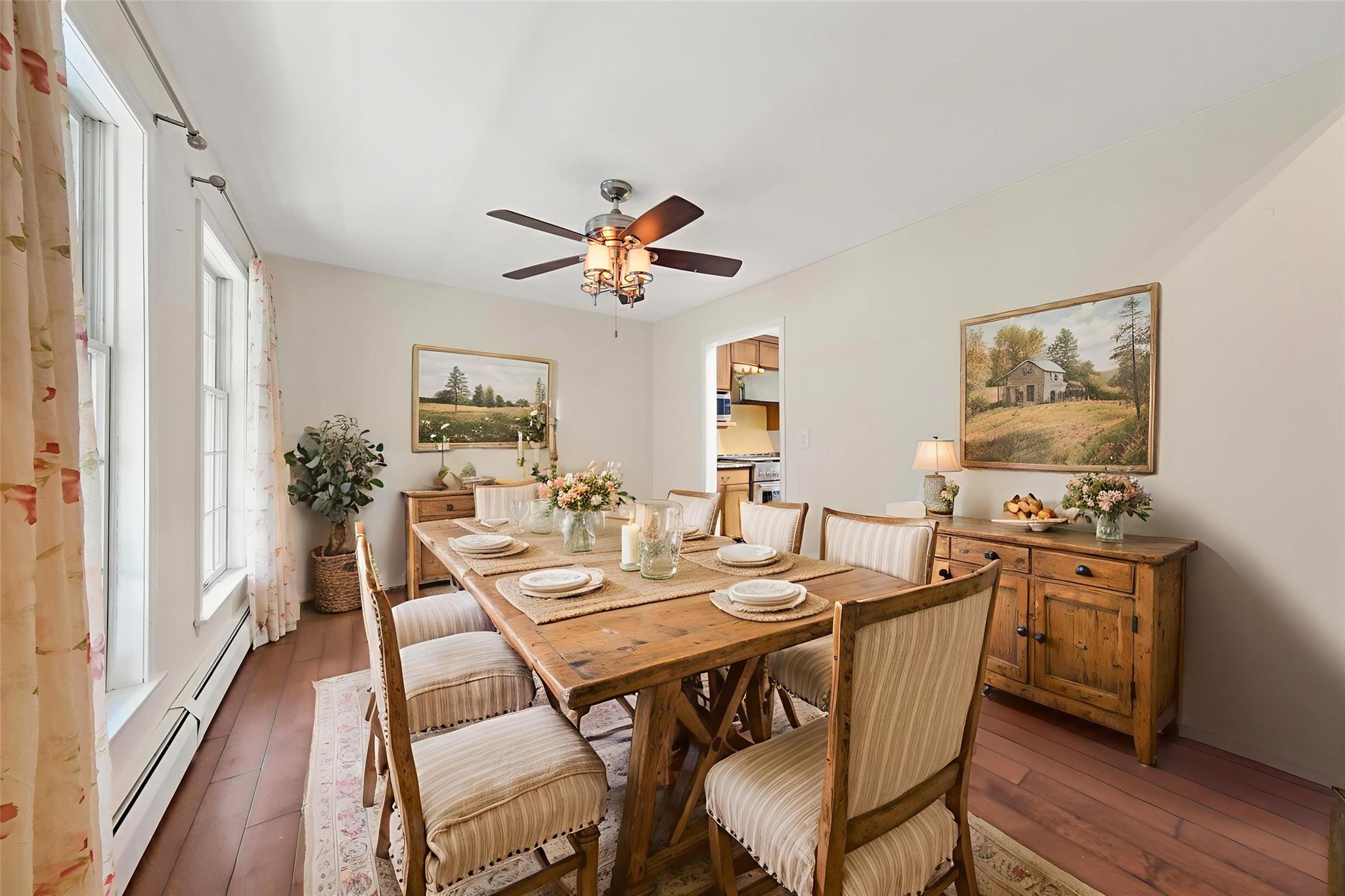 172 Shields Road Red Hook, NY 12571 - Photo 6 of 50 a view of a dining room with furniture window and wooden floor