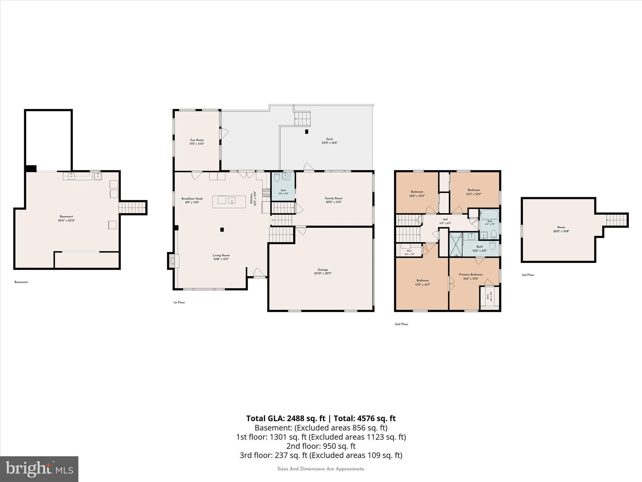 1317 Dell Road Norristown, PA 19403 - Photo 56 of 61 All Floors combined