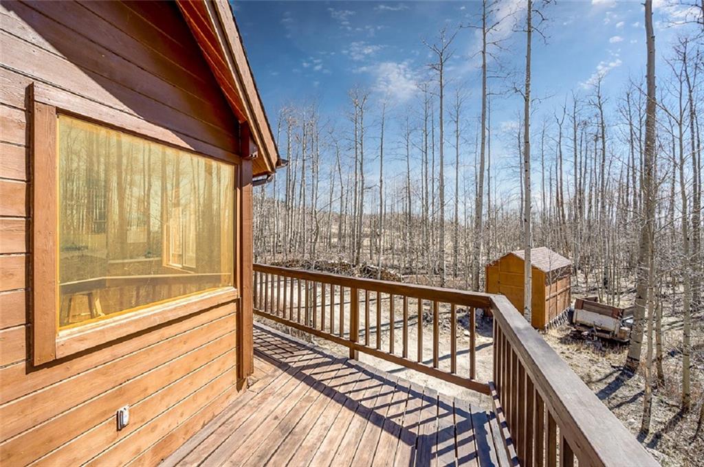 1579 Sheep Ridge Road Fairplay, CO 80440 - Photo 2 of 35 a view of balcony with wooden floor