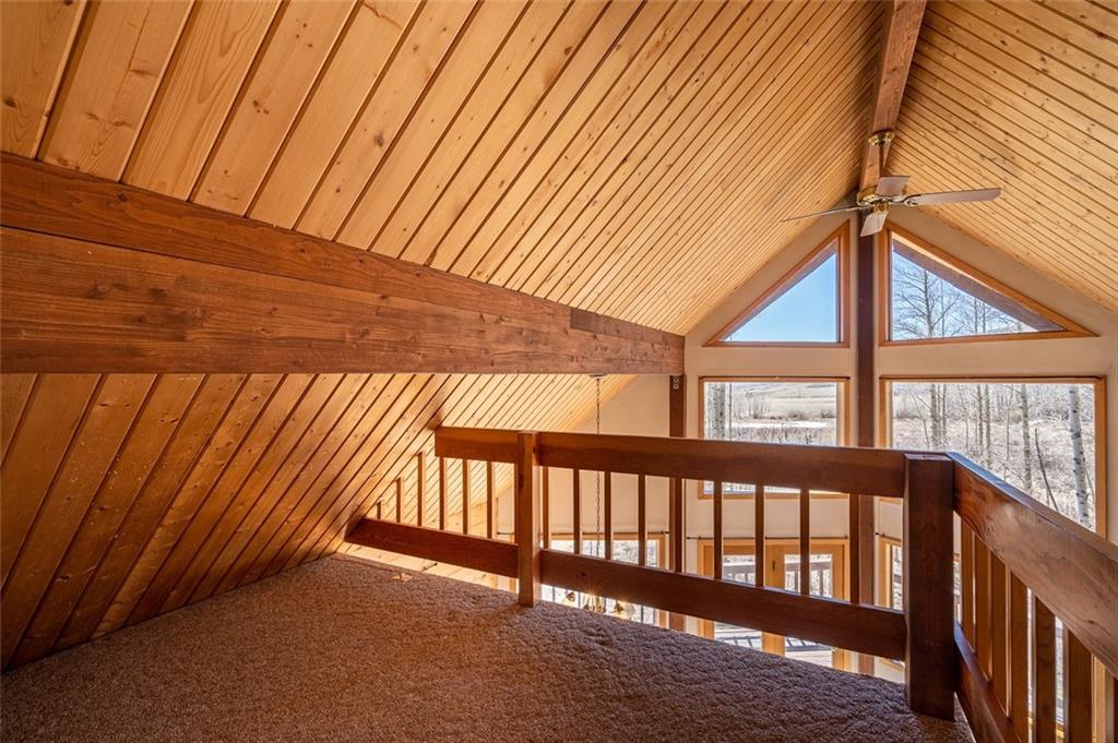 1579 Sheep Ridge Road Fairplay, CO 80440 - Photo 12 of 35 a view of staircase with large window