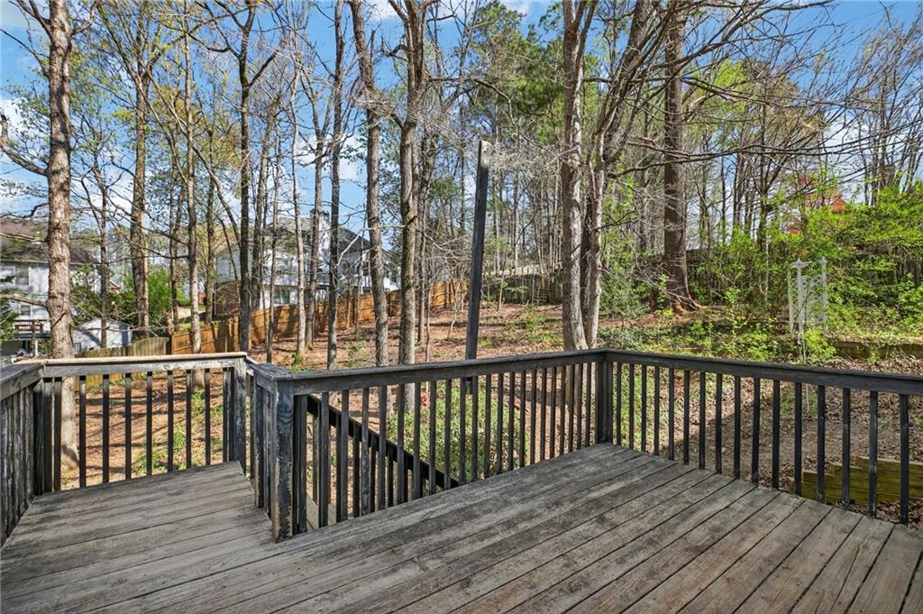 53 Crestview Drive Dallas, GA 30157 - Photo 35 of 46 a balcony with wooden floor and fence