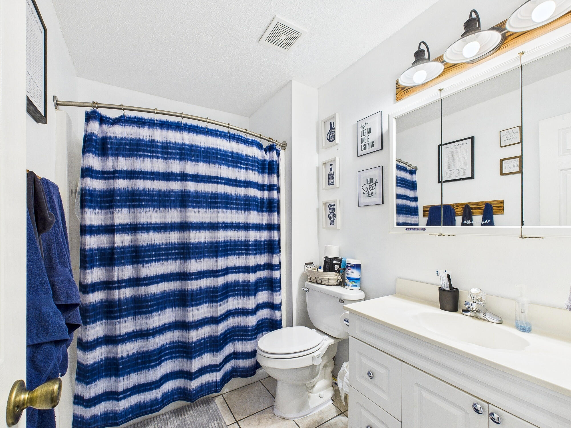 955 Valley Road Crestview, FL 32539 - Photo 9 of 29 a bathroom with a sink a toilet and a mirror