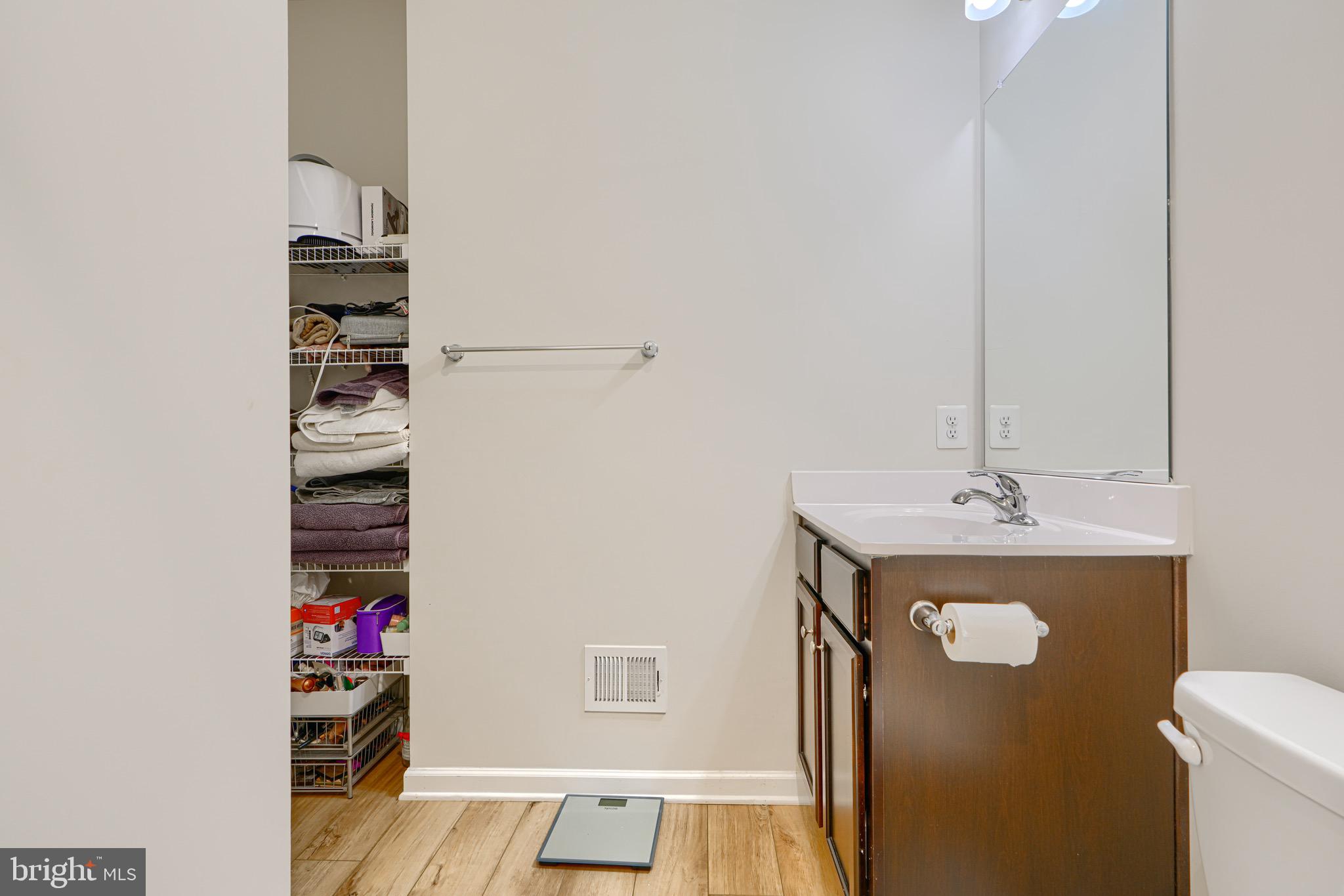 1324 Ricketts Road Frederick, MD 21702 - Photo 41 of 49 a bathroom with a sink and a mirror