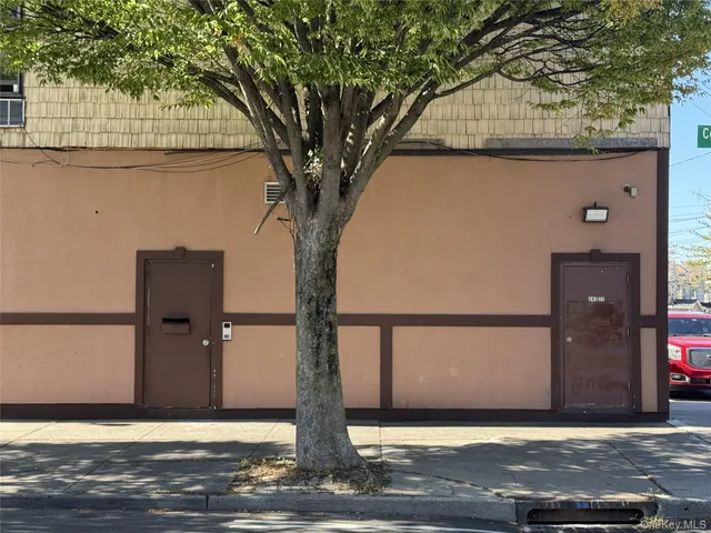 a view of a house with a tree