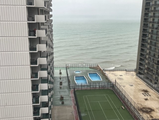 6030 North Sheridan Road, Unit 1712 Chicago, IL 60660 - Photo 25 of 28 a view of balcony with wooden floor