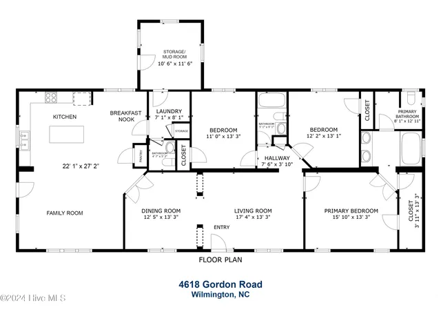 $2,200 | 4618 Gordon Road, Wilmington, NC 28405