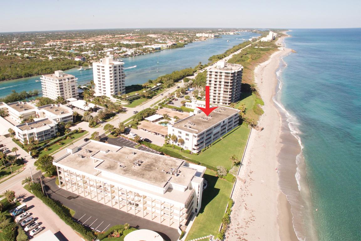 350 South Beach Road, Unit 306 Jupiter, FL 33469 - Photo 1 of 20 Island House NE Aerial