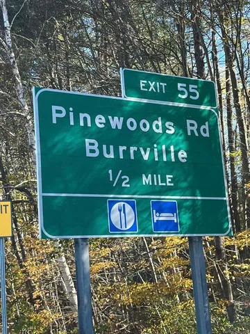 a view of sign board