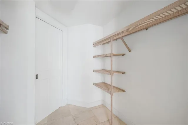 a view of a room with shelf