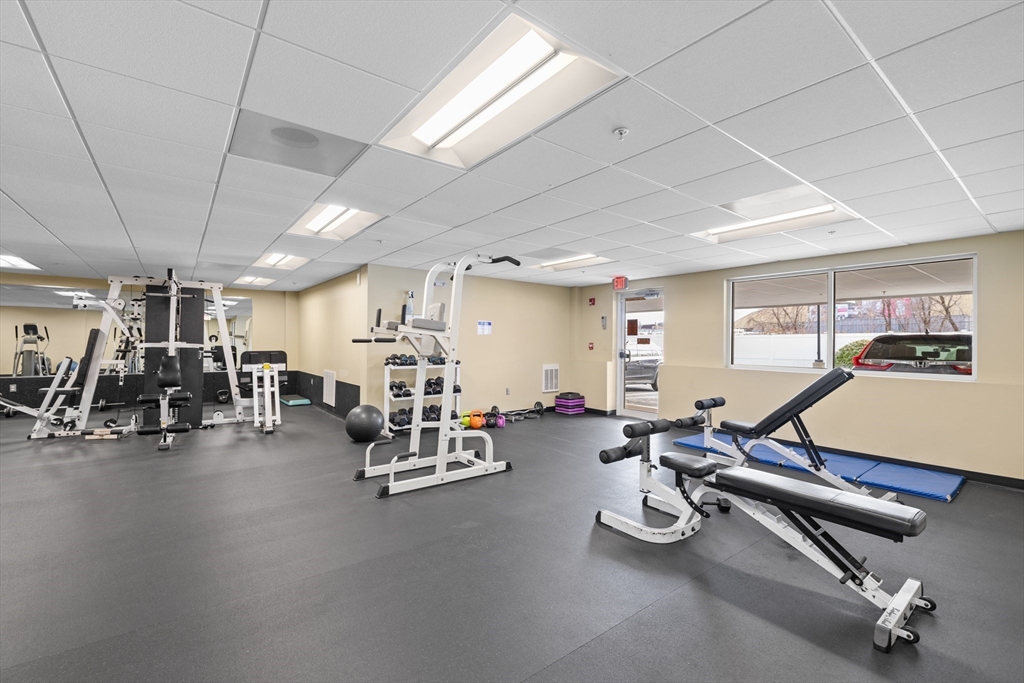 30 Franklin Street, Unit 314 Malden, MA 02148 - Photo 25 of 28 a view of a room with gym equipment