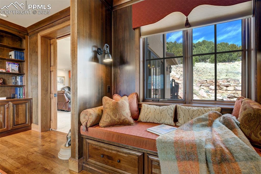 14250 Aiken Ride View Colorado Springs, CO 80926 - Photo 10 of 50 a bedroom with furniture and large windows