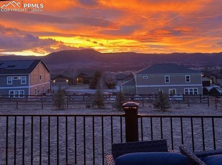 17840 New London Road Monument, CO 80132 - Photo 30 of 38 Sunset vistas and mountain views