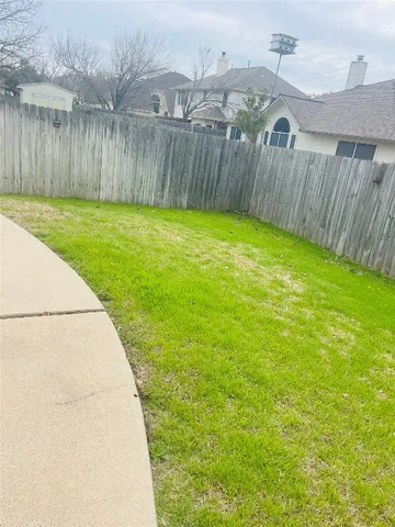 a house view with a outdoor space