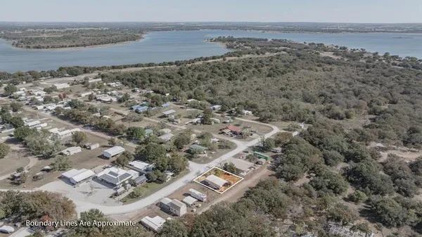 an aerial view of residential building with outdoor space