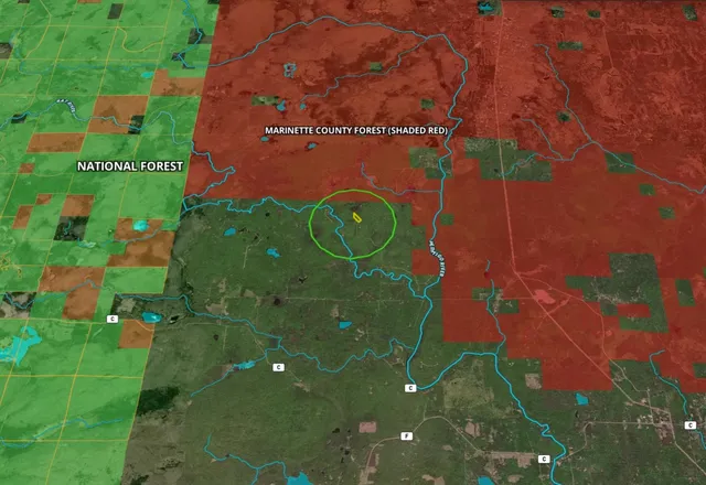 $59,000 | N13315 Harper Road, Athelstane, WI 54104