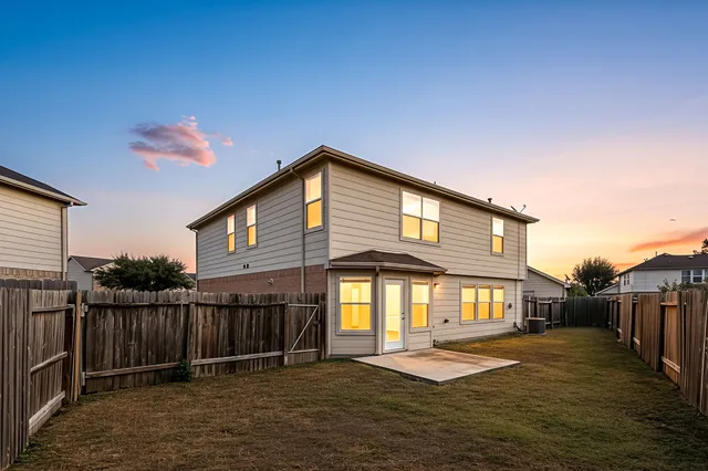 a front view of house with yard