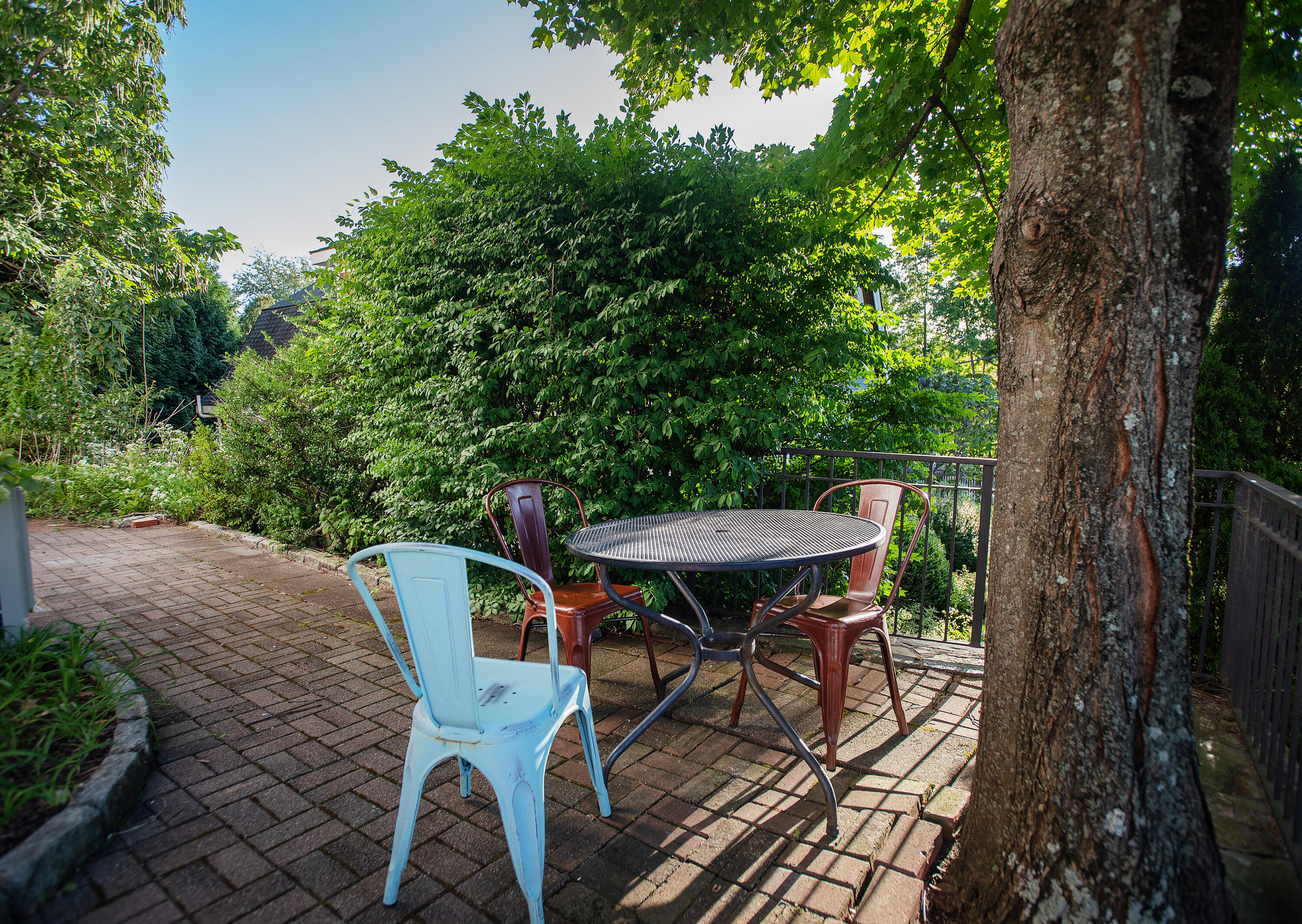 167 Park Street New Canaan, CT 06840 - Photo 17 of 18 a view of a table and chairs in the patio