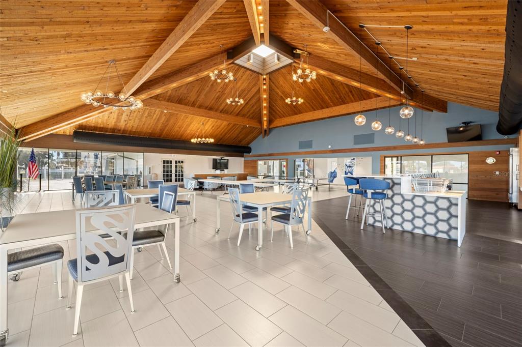 9495 Blind Pass Road, Unit 1208 St. Pete Beach, FL 33706 - Photo 43 of 62 a dining room with furniture and wooden floor
