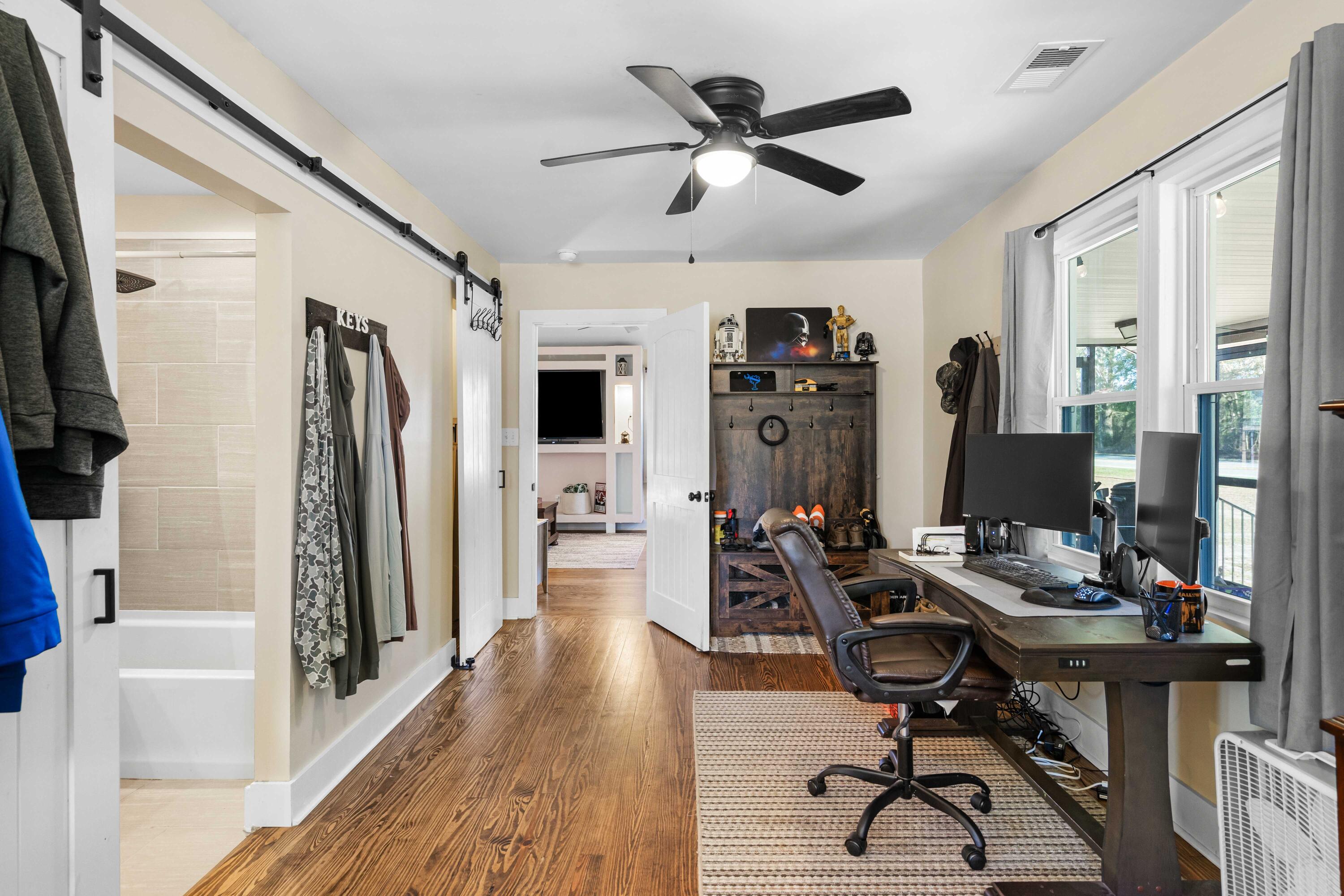 4610 Rowesville Road Rowesville, SC 29133 - Photo 22 of 46 Primary 1 Bedroom barn doors to bathroom