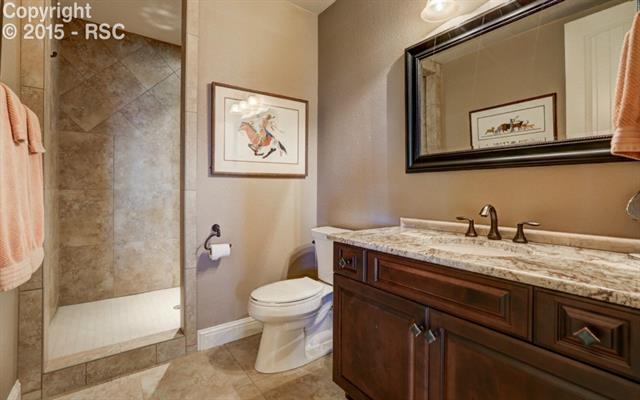 4875 Seton Hall Road Colorado Springs, CO 80918 - Photo 22 of 33 One of the Two Basement Baths - with Walk-In Shower
